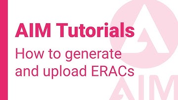 How to generate and upload ERACs