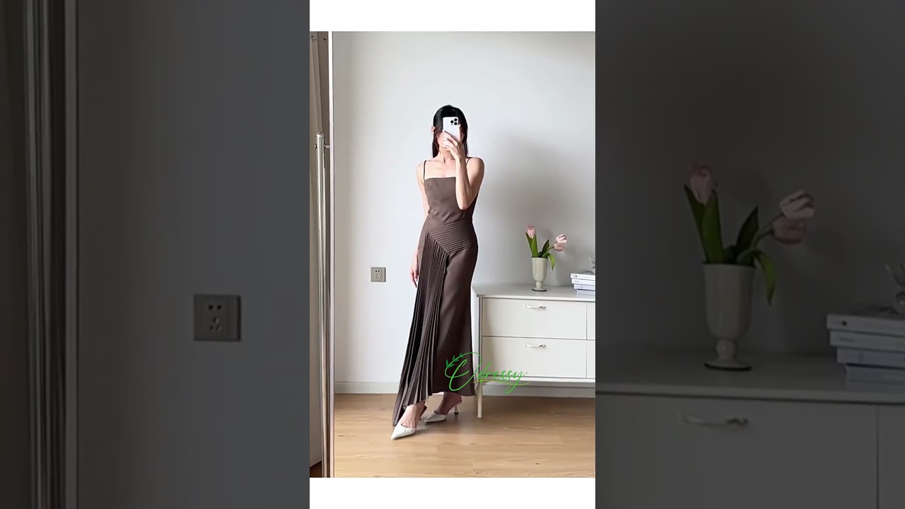 Mocha Brown Dress | Brown Wedding Guest Dress | Dark Brown Formal Dress Try on Haul