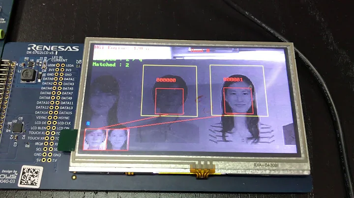 Renesas S7G2 Demo Face Recognition