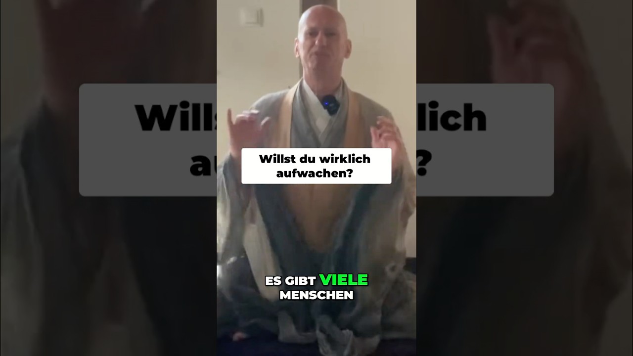 ⏰ Aufwachen: Willst du wirklich aus deinen Träumen? ⏰ #zen #meditation #bewusstseinsweg