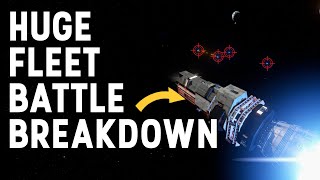 Big PvP Fleet Battle | Draconis Expanse | Space Engineers