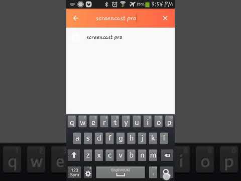 How To Download Screencast New Update Version Screencast Pro On Aptoid App Youtube