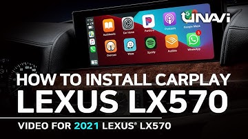 How to install APPLE CARPLAY for 2021 LEXUS LX570