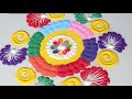 NEW! Small Rangoli for Home Entrance 🪔 Diwali 2025 Quick Design