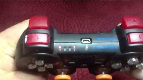 Black dualshock 3 w clear buttons and leds