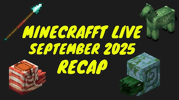 Minecraft Live September 2025 Recap | Everything you need to know about Minecraft 1.21.10