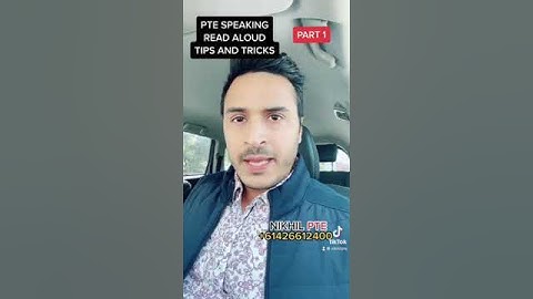 [PART 1] PTE SPEAKING - READ ALOUD || TIPS AND TRICKS BY NIKHIL ARORA || PTE BY NIKHIL || #nikhilpte