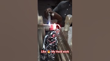 Hot🔥and 🦾#metalwork💯 Fast #Thread #work #lathemachine #automobile #machine #machineshop#shorts