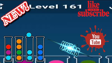 Ball Sort Puzzle Level 161 Color Sorting Games Level 161