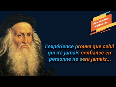 Les meilleures Citations de Léonard de Vinci | Citations sur la vie, Citations sagesse