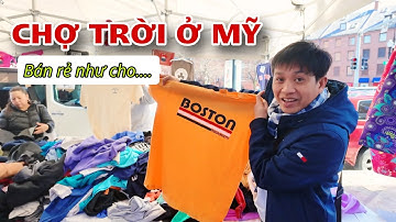 Đi CHỢ TRỜI ở MỸ và thưởng thức món tôm hùm Alaska trong nhà hàng Mỹ | Bùi Hồ RCC