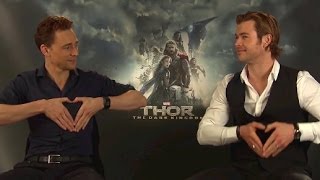 Chris Hemsworth & Tom Hiddleston Funny Moments