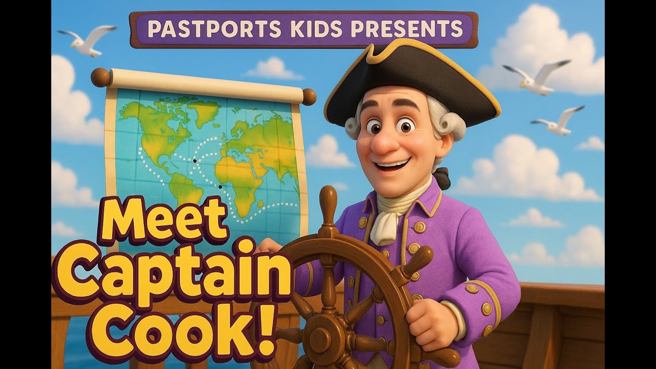 Who Was Captain James Cook? 🧭| Explorer of the Unknown! 🌍| PastPorts Kids Presents - YouTube