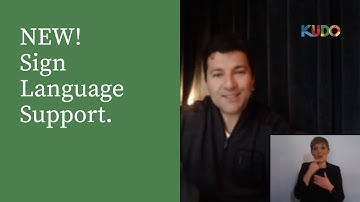 Introducing Sign Language Support on KUDO!