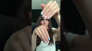 4th of July nail inspo🍓🦋🤍#nailinspo #4thofjuly #cutenails