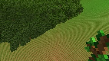 what if you create a world full of oak sapling?