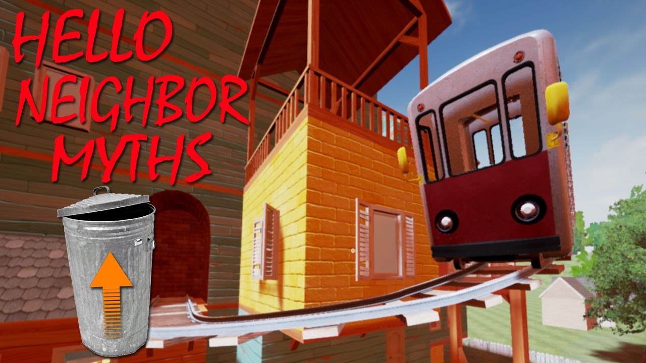 A TRASHCAN CAN REACH HIGHER PLACES! & INVINCIBLE CHAIR GLITCH?! | Hello ...