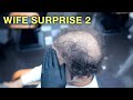 Surprising Wife On The Anniversary Day - Amazing Hair Transformation   Jason Makki