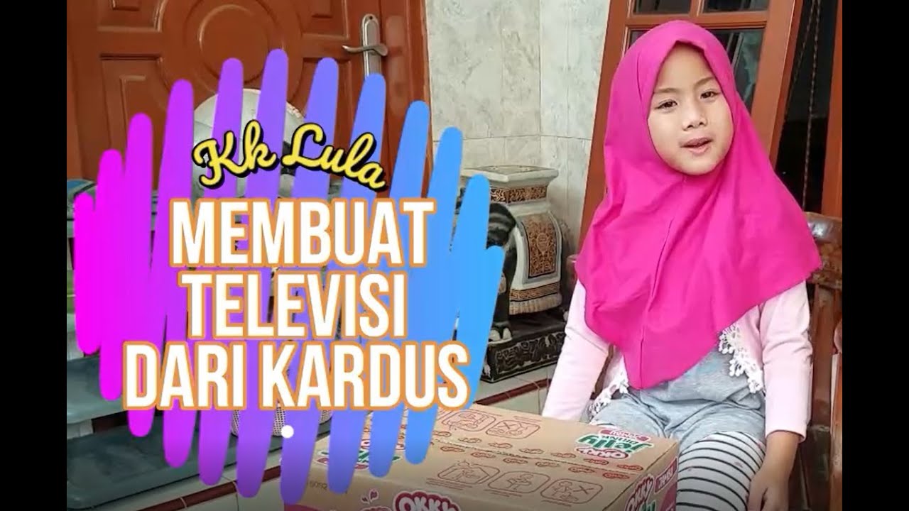 Membuat Televisi dari Kardus Mainan Anak Mengenal Alat Membuat Televisi dari Kardus Mainan Anak Mengenal Alat