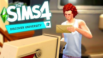 The Sims 4 - Discover University Ep 1 - Scholarships & Applications🎓