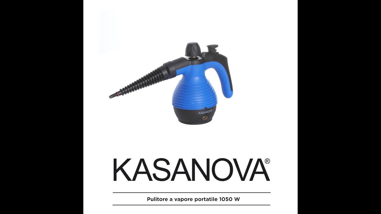 Pulitore A Vapore Portatile Avilia 1050W | 7 Accessori, Serbatoio 350 Ml, Vapore A 100°C Per Igienizzare Senza Chimici