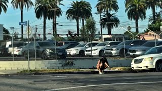 4K Hdr Real Road Trip Video, Figueroa Street Long Beach Blvd