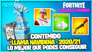 CONTENIDO LLAMA NAVIDEÑA 2020/21 - FORTNITE SALVAR EL MUNDO