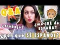 Q&A: ¿cómo APRENDÍ ESPAÑOL? ¿VIVO SOLA? ¿me VOY de ESPAÑA? ¿en qué TRABAJO? | Lalia Benchelef