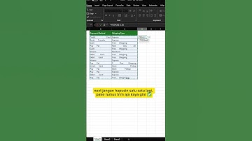 Cara hapus spasi di excel #tutorialexcel #exceltips #belajarexcel