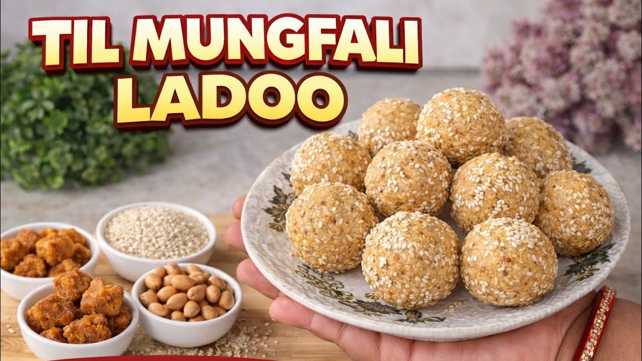बिल्कुल हलवाई जैसे नरम और दानेदार तिल गुड लड्डू | Makar Sankranti Special Til Gud Laddu ♥️ 
