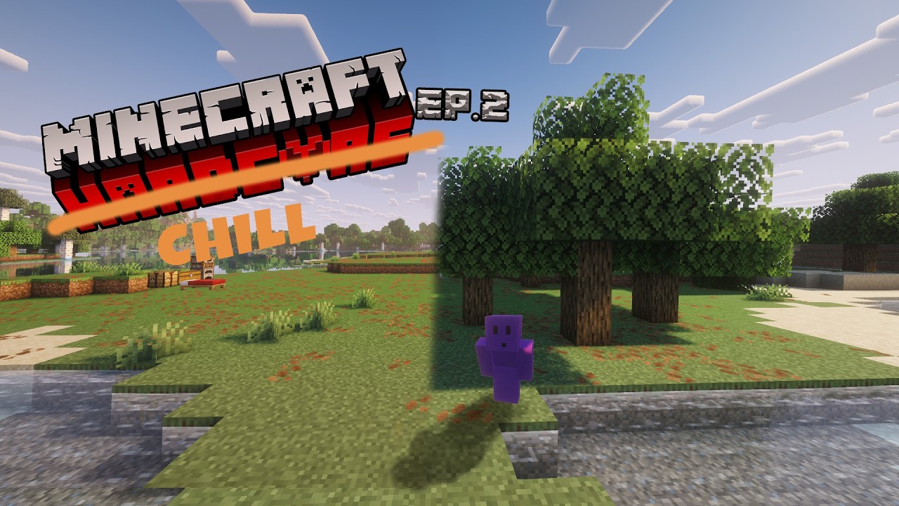 Ho disboscato un intera isola su Minecraft HARDCORE! Minecraft HARDCORE ma è chill ep.2