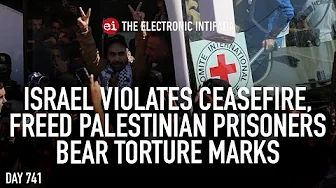 Israel violates ceasefire, freed Palestinian prisoners bear torture marks, w/ Nora Barrows-Friedman