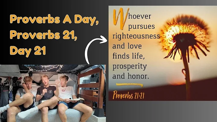 Proverbs A Day, Proverbs 21, Day 21 | 3n1 Trilogy
