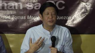 Bongbong Marcos: My father's burial will bring closure for the country