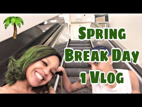 SPRING BREAK DAY 1 VLOG!!!! - YouTube