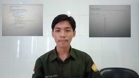 Penyelesaian soal ujian tengah semester (UTS) mata kuliah pemrograman (@AlexanderSibero )