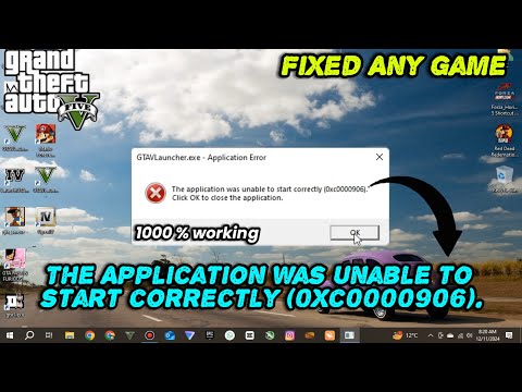 The Application Was Unable To Start Correctly (0xc0000906) | How to Fix Error GTA 5