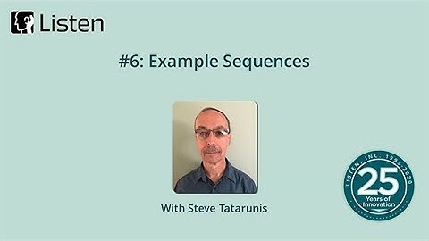 06: Example Sequences (working from home with SoundCheck)