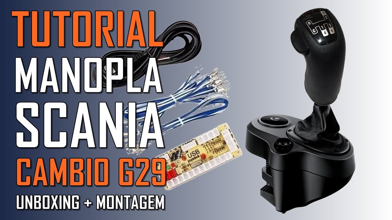 Manopla Scania Volante Logitech G25/g27/g29/g920 Ets/ats