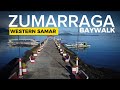 Baywalk seawall zumarraga samar drone footage