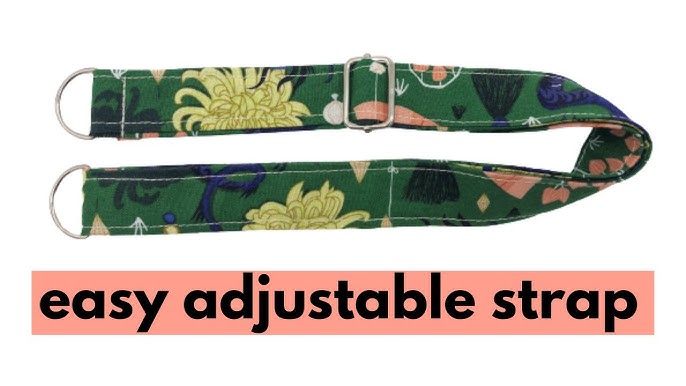 How to Make an Adjustable Purse Strap- Tutorial by Crafty Gemini 