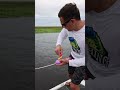 TOY ROD CATCHES MONSTER FISH