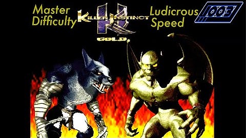 Killer Instinct Gold Sabrewulf Arcade (Master Difficulty/Ludicrous Speed)