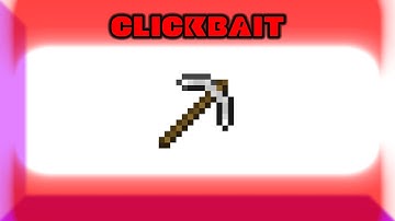 How to Create a Iron Pickaxe (CLICKBAIT)