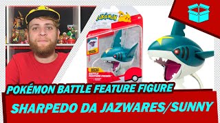 Abrindo Cartela De Pokémon Sharpedo Jazwares Sunny Brinquedos Battle Figure