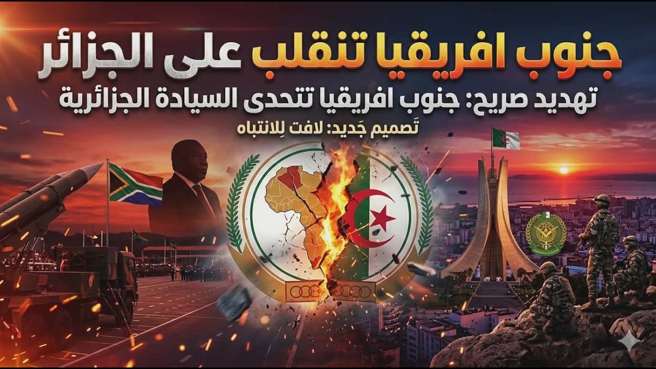 جنوب افريقيا تنقلب على الجزائر بعد رحيل خامنئي