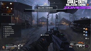 Black ops 7 (Beta) Zombies Training Course No commentary
