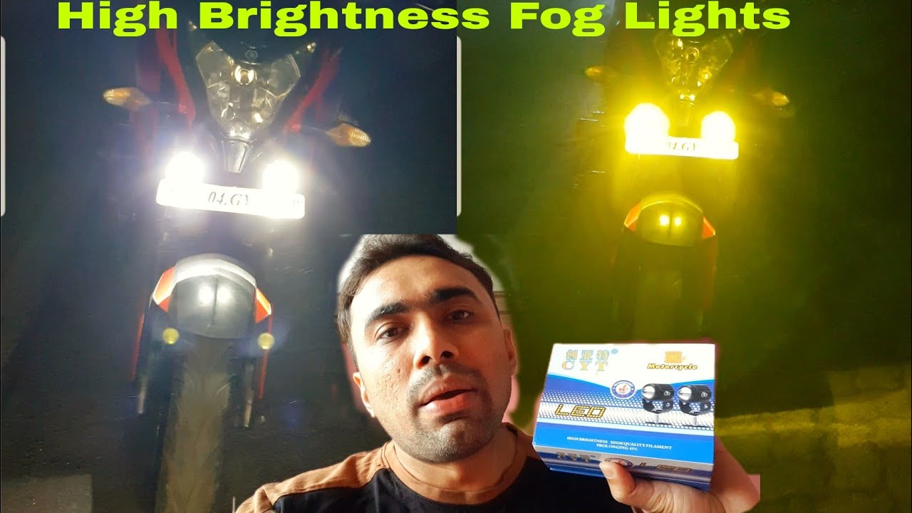 Best Fog Lights For All Bikes High Brightness & Easy Fitting PulsarNS200 Bhiwandi Shahid