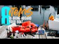 Boat checklist 8 things to bring onboard  boating basics pro tips