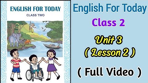 Class 2 English Book 2024 |  Unit 3 ( Lesson 2) | Full Video  | Commands , Instructions and Requests